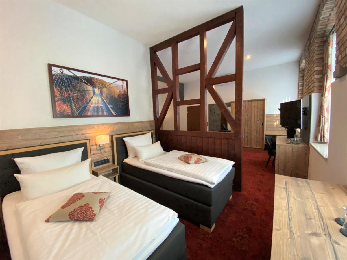 Hotel Friedchen Mit Eigener Fleischerei Artern Exterior photo